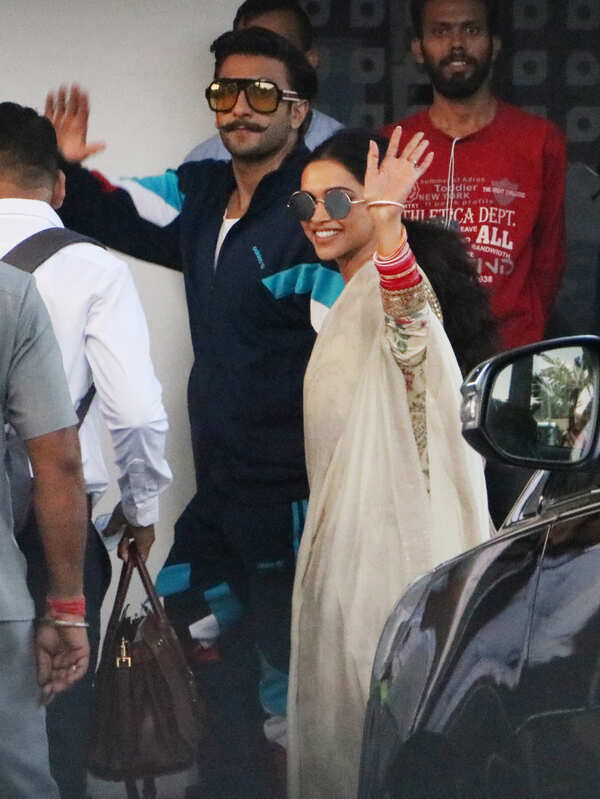 Ranveer Singh and Deepika Padukone at Isha Ambani wedding