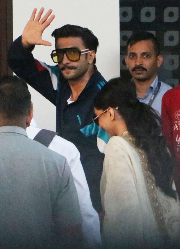 Ranveer Singh and Deepika Padukone at Isha Ambani wedding