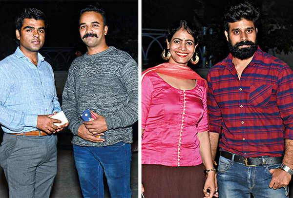 (L) Nikhil and Tuhin (R) Seema Modi and Abhinav Tiwari (BCCL/ Vishnu Jaiswal)