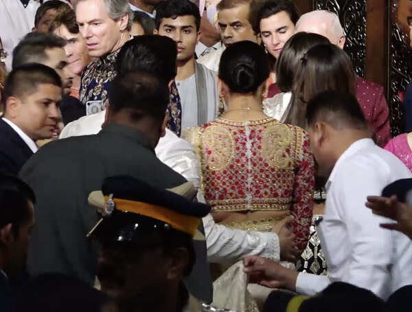 Deepika Padukone RK tattoo photos at Isha Ambani and Anand Piramal wedding