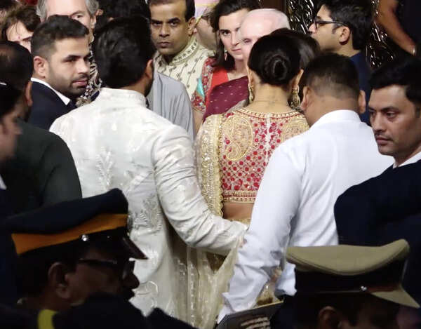 Deepika Padukone RK tattoo photos at Isha Ambani and Anand Piramal wedding