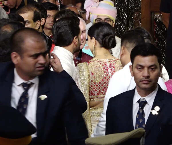 Deepika Padukone RK tattoo photos pictures images pics video at Isha Ambani and Anand Piramal wedding marriage
