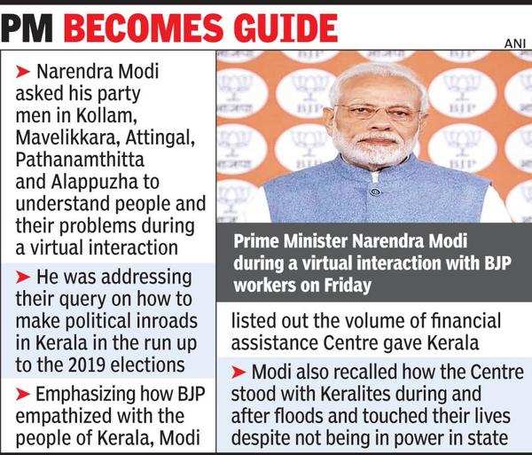 Narendra Modi Sets The Tone For BJP’s Lok Sabha Poll Campaign In Kerala ...