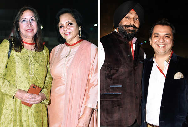(L) B Singh and Jaishree Misra (R) Jaspreet Bagga and Gaurav Prakash (BCCL/ Farhan Ahmad Siddiqui)