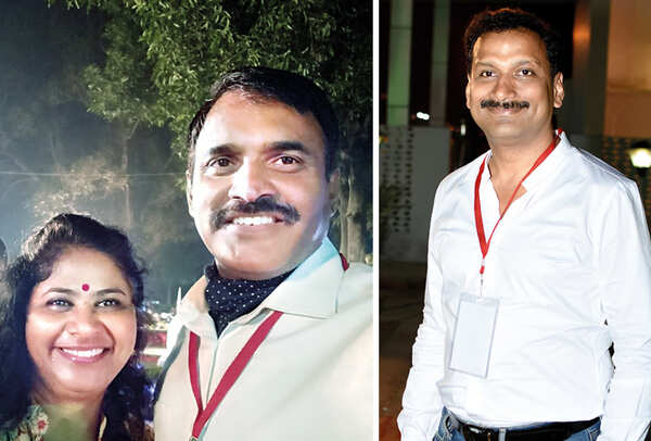 (L) Col Vasudevan and Shobhna (R) Mayank Maheshwari (BCCL/ Farhan Ahmad Siddiqui)