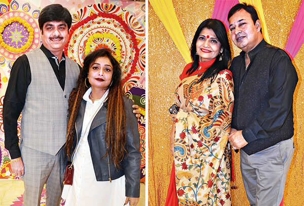 (L) KB Saraf and Rajni (R) Mamta and Rajesh (BCCL/ IB Singh)