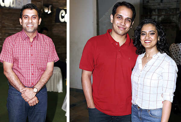 (L) Ravi Mishra (R) Siddharth and Smriti (BCCL/ Aditya Yadav)