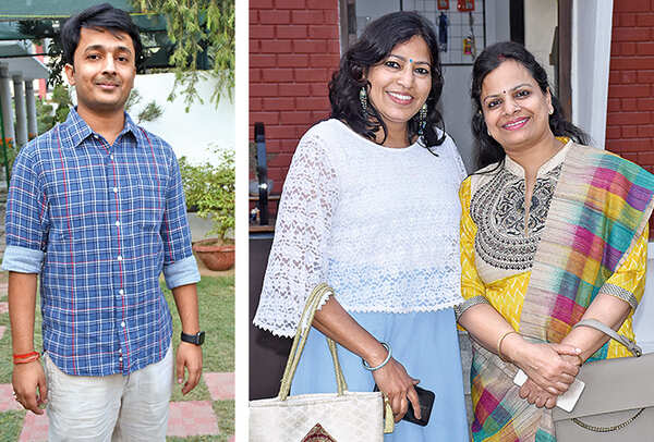 (L) Shashwat Pathak (R) Sushila and Radha (BCCL/ Vishnu Jaiswal)