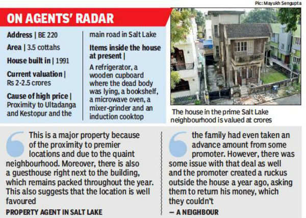 Salt Lake Horror: Owners dead and only son under treatment, property  dealers eye house