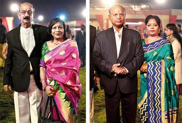 Ajay and Nisha Mishra with Krishna Prasad and Nilima Verma (BCCL/ Pankaj Singh)