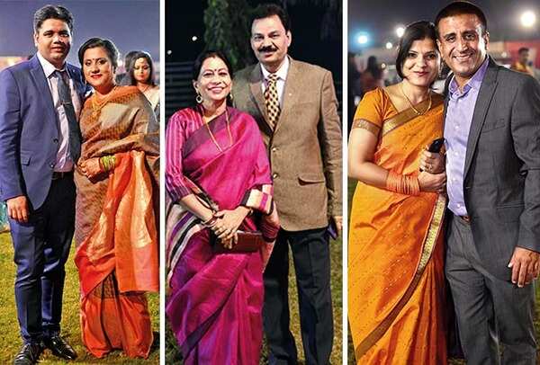 Mohit and Saumya Shukla, Pushpa and Hari Srivastava with Richa and Manu (BCCL/ Pankaj Singh)