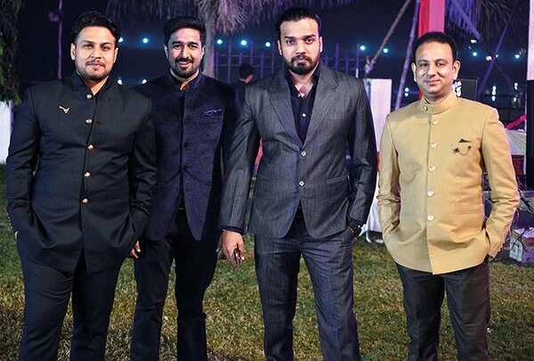 (L-R) Ayush Upadhyay, Yogesh Shukla, Parikshit Singh and Shivam Shukla (BCCL/ Pankaj Singh)
