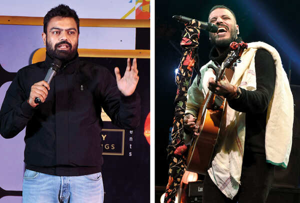 (L) Manik Mahna (R) Mohammad Muneem of band Alif (BCCL/ Vishnu Jaiswal)