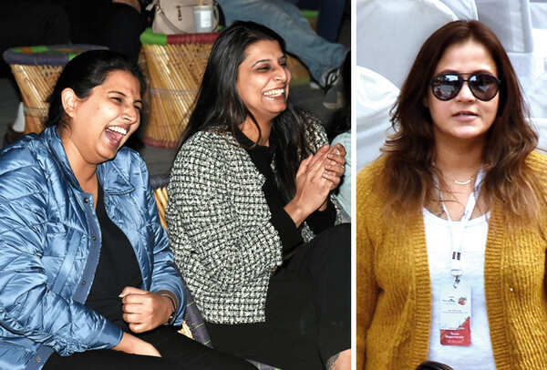 (L) Geetika and Ankita Agarwal (R) Priyanka Sarkar (BCCL/ Vishnu Jaiswal)