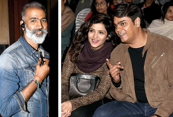 (L) Bhoopesh Rai (R) Bhavna and Rahul (BCCL/ Vishnu Jaiswal)