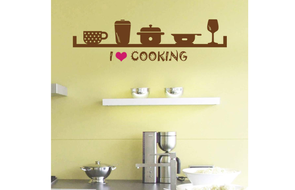 Wall Stickers for Kitchen: Doodles, food themes and more | Best ...