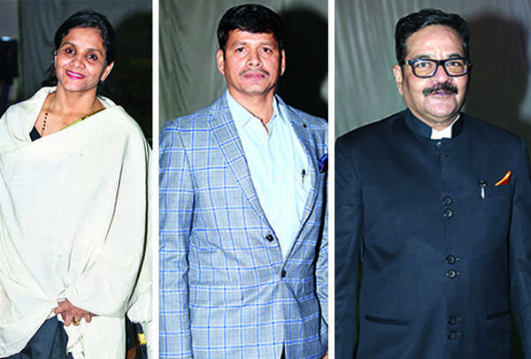 (L) Pratima Tripathi (C) Premnath Pandey (R) Sharad (BCCL/ Aditya Yadav)