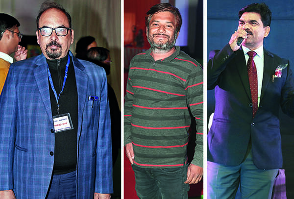 (L) Awanesh Singh (C) Amit Rangkarmi (R) Akash (BCCL/ Aditya Yadav)
