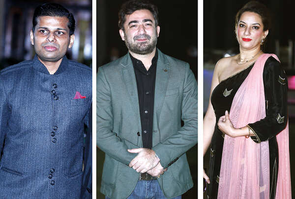 (L) Gautam Agarwal (C) Amitesh Ahuja (R) Kim (BCCL/ Aditya Yadav)