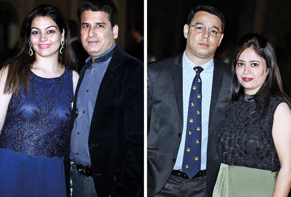 (L) Shalini and Nitin (R) Manish and Shilpi Tandon (BCCL/ Aditya Yadav)