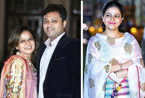 (L) Nidhi and Vachaspati Agarwal (R) Bhawna Suri (BCCL/ Aditya Yadav)