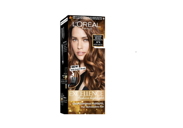 Best Hair Highlights Dye for Black or Dark Brown Hair by LOreal UL63  Warmer HiLift Golden Brown  YouTube