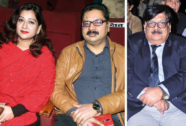 (L) Sanyogita and Vinay (R) Vijay Shankar Sharma (BCCL/ Aditya Yadav)