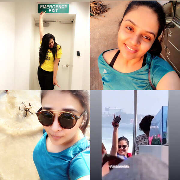 Sreemukhi vacation