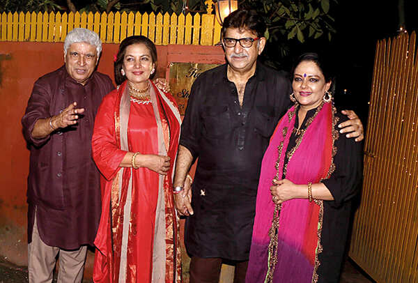 Javed Akhtar, Shabana Azmi, Baba and Tanve Azmi (BCCL)
