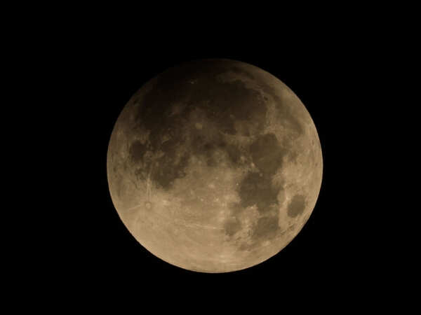 The lunar eclipse