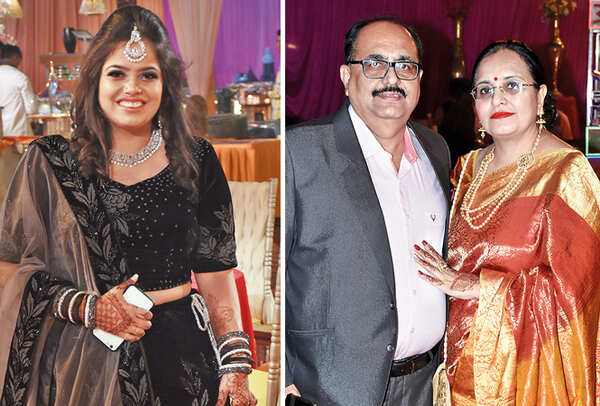 (L) Jayantika Arora (R) Sandeep and Babita Arora (BCCL/ Vishnu Jaiswal)