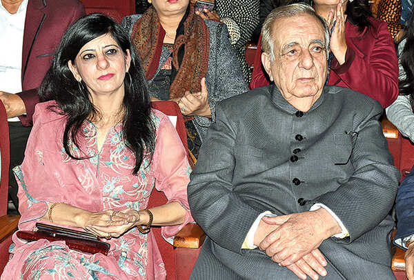 Arshi Alvi and Zahoor Ahmad Khan (BCCL/ Vishnu Jaiswal)