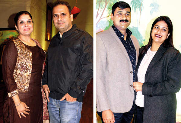 (L) Shweta and Raj (R) Atul Seth and Shailly (BCCL/ Arvind Kumar)