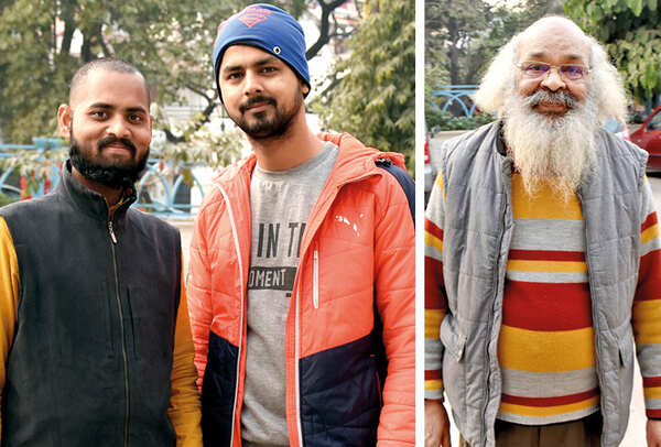 (L) Rohit Kumar and Sumit Prakash Gupta (R) Surya Mohan (BCCL/ Vishnu Jaiswal)