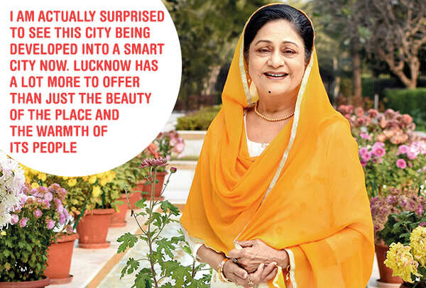 Aruna Irani in Lucknow (BCCL/ Farhan Ahmad Siddiqui)