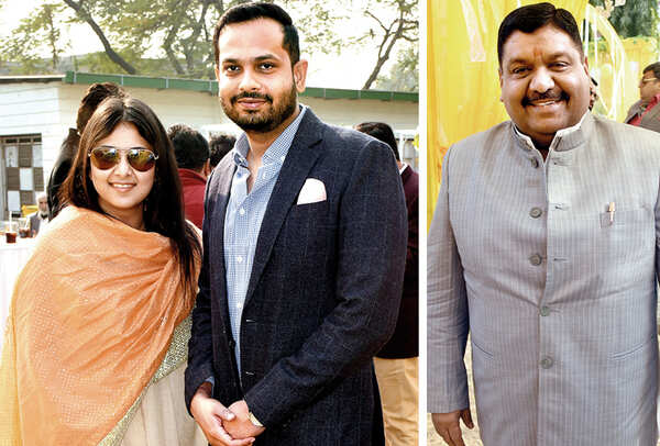 (L) Aarti Vaid and Himanshu Porwal (R) Arvind Singh Gope (BCCL/ Vishnu Jaiswal)