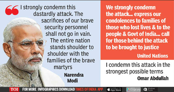 Pak synonym for terrorism, security forces given free hand to punish  Pulwama attack perpetrators: PM Modi - The Economic Times