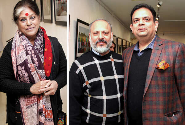 (L) Runa Banerjee (R) Samarth Narain and Yatindra Mishra (BCCL/ Aditya Yadav)