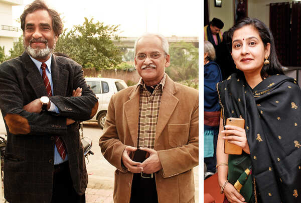 (L) Anant Jauhari and Atul (R) Deepti Dwivedi (BCCL/ Vishnu Jaiswal)