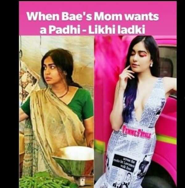 Adah Sharma shares memes made on her newspaper dress | Hindi Movie News ...