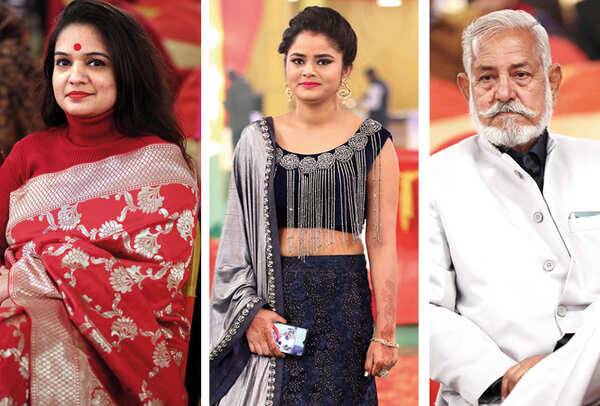 (L) Soumya (C) Tripti (R) Ajay Kumar (BCCL/ Aditya Yadav)