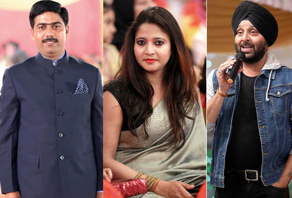 (L) Mukesh Singh (C) Poonam (R) Kultar Singh (BCCL/ Aditya Yadav)