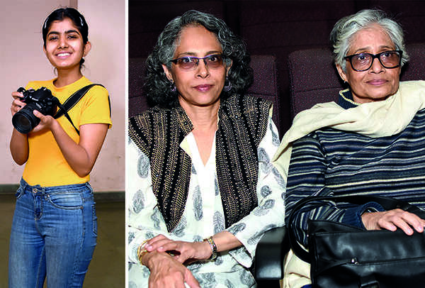 (L) Mohini Dubey (R) Nighat Gandhi and Maya Sharma (BCCL/ Farhan Ahmad Siddiqui)