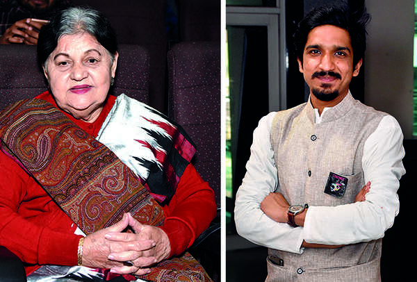 (L) Shehla Ghanim (R) Syed Raza Hussain Zaidi (BCCL/ Farhan Ahmad Siddiqui)