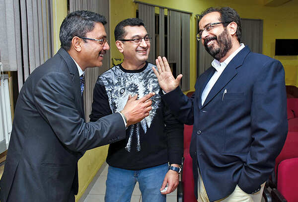 (L-R) Harsh Joshi, Varun Sahani and Deepak Raj Kumar (BCCL/ Vishnu Jaiswal)
