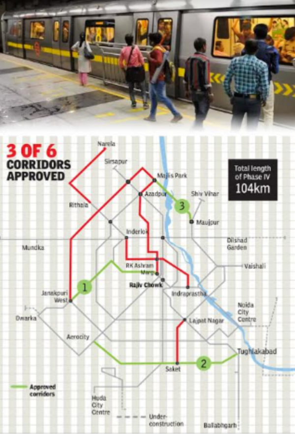 Delhi Metro Project: Vasant Kunj on track, far-flung areas to be linked ...