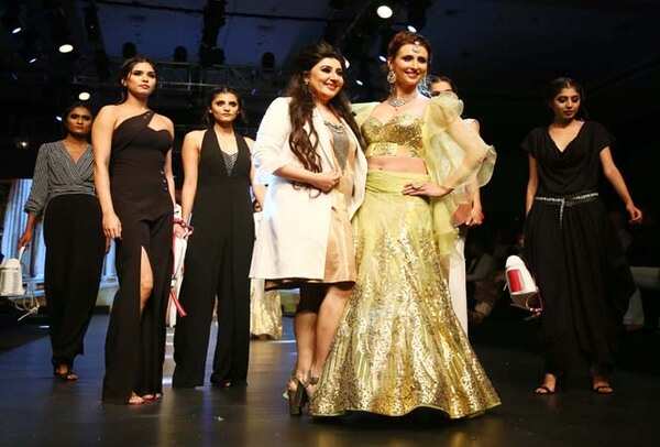 Bruna Abdullah with Archana Kochar