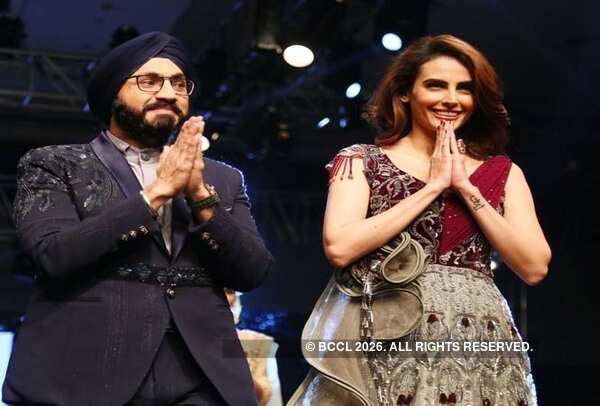 Haneet Singh with his showstopper Mandana