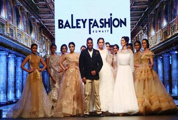 Quwait-based designer Rehan Malik Brazilian actress Bruna Abdullah and other models