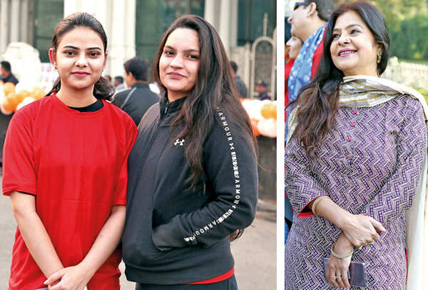 (L) Neha and Swadha (R) Malini Awasthi (BCCL/ Aditya Yadav)